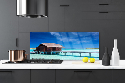 Painel cozinha Arquitetura da Sea Beach House