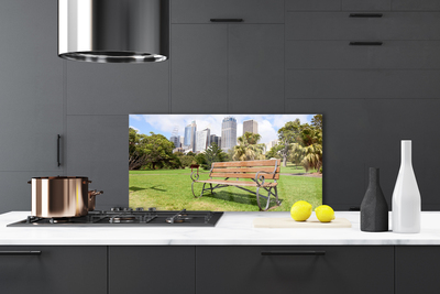 Painel vidro cozinha Parque Natural dos Arranha-céus