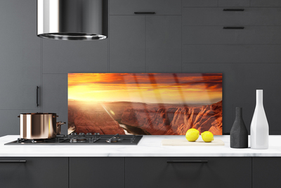 Painel vidro cozinha Paisagem do Grand Canyon