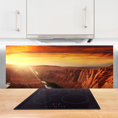 Painel vidro cozinha Paisagem do Grand Canyon