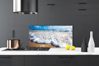 Painel cozinha Praia Mar Areia Natureza