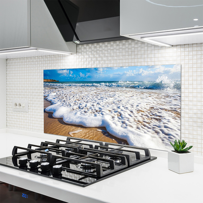 Painel cozinha Praia Mar Areia Natureza