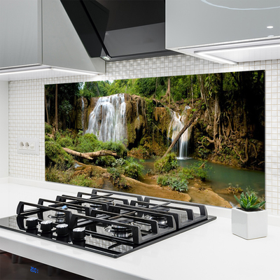 Painel cozinha Cachoeira Rio Floresta Natureza
