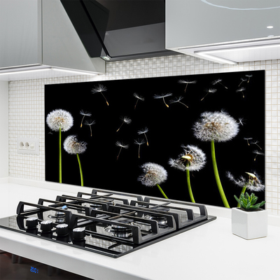 Painel vidro cozinha Dente-de-leão