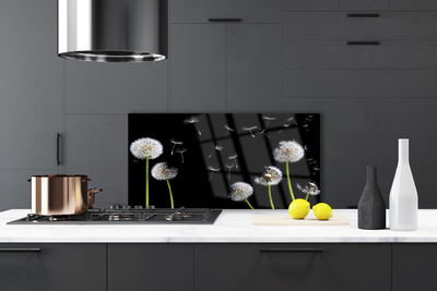 Painel vidro cozinha Dente-de-leão