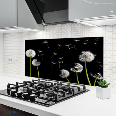 Painel vidro cozinha Dente-de-leão