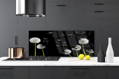 Painel vidro cozinha Dente-de-leão