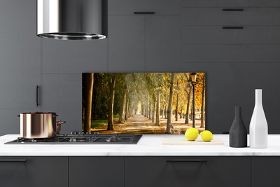 Painel vidro cozinha Paisagem do Beco do Parque