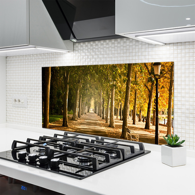 Painel vidro cozinha Paisagem do Beco do Parque