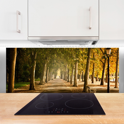 Painel vidro cozinha Paisagem do Beco do Parque