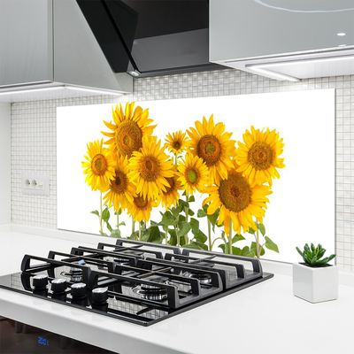 Painel cozinha Planta de girassol