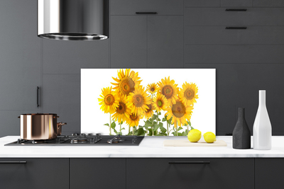 Painel cozinha Planta de girassol