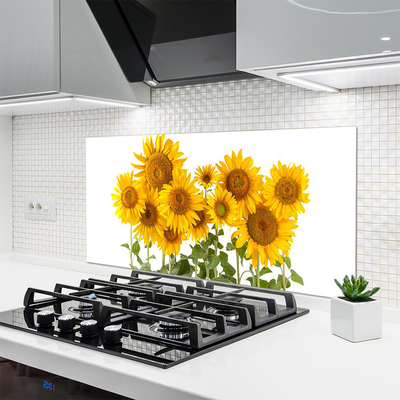 Painel cozinha Planta de girassol