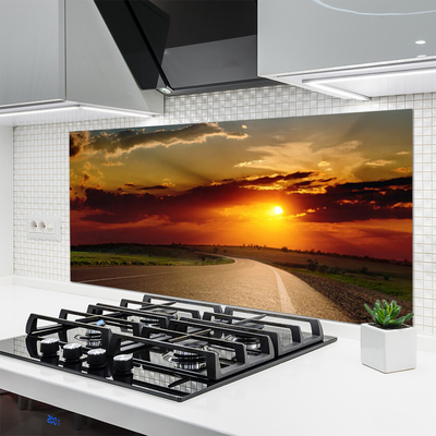 Painel vidro cozinha Paisagem da East Road