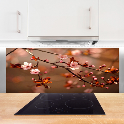 Painel cozinha Pomar de flores para sala