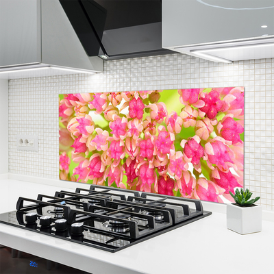 Painel vidro cozinha Flor de lótus