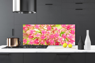 Painel vidro cozinha Flor de lótus