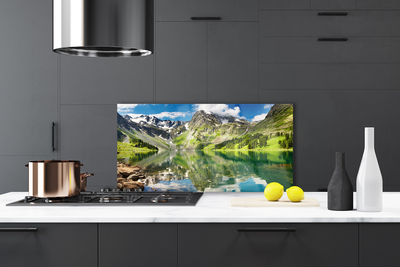 Painel cozinha Paisagem de lago de montanha