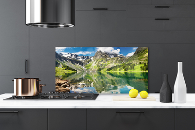 Painel cozinha Paisagem de lago de montanha