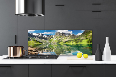 Painel cozinha Paisagem de lago de montanha