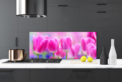 Painel cozinha Tulipas na Parede