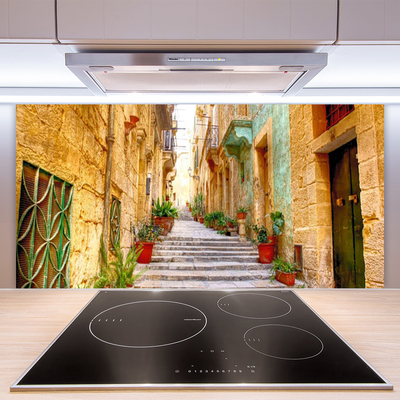 Painel vidro cozinha Casas da Old Town Road