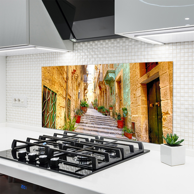 Painel vidro cozinha Casas da Old Town Road