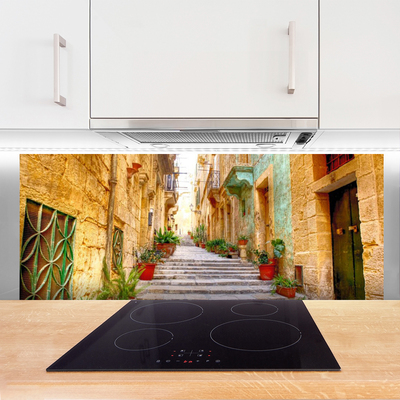 Painel vidro cozinha Casas da Old Town Road