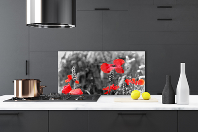 Painel cozinha Papoulas na Parede