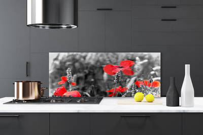 Painel cozinha Papoulas na Parede