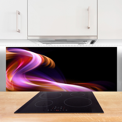 Painel cozinha Arte Abstrata Onda