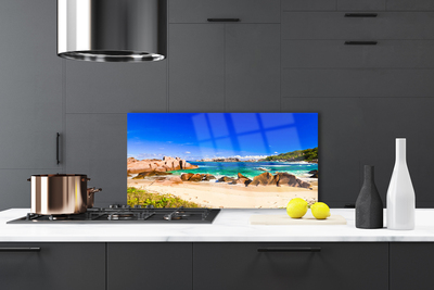 Painel cozinha Paisagem de praia e mar