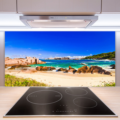 Painel cozinha Paisagem de praia e mar