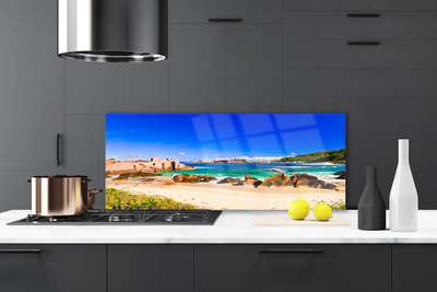 Painel cozinha Paisagem de praia e mar