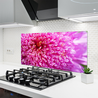 Painel vidro cozinha Flor na Parede