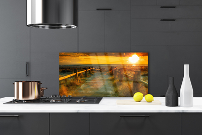 Painel cozinha Arquitetura do Pôr do Sol