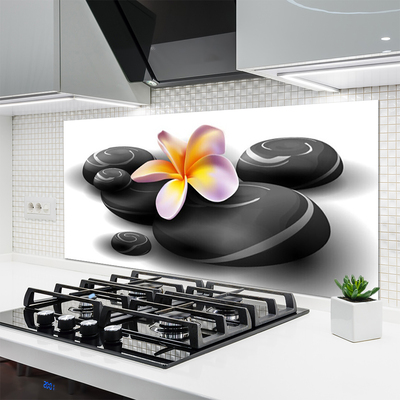 Painel cozinha Pedras de flores Natureza