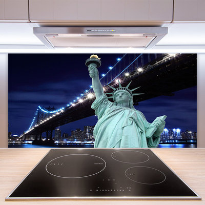 Painel cozinha Ponte da Estátua da Liberdade