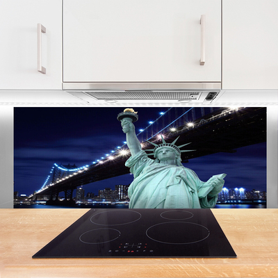 Painel cozinha Ponte da Estátua da Liberdade