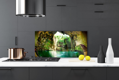 Painel cozinha Paisagem de Cachoeira Água