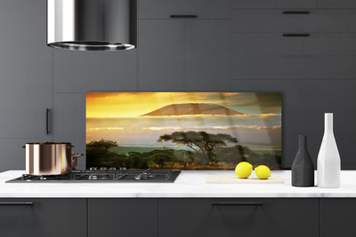 Painel cozinha Pico da Natureza das Montanhas das Árvores