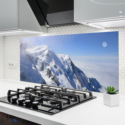 Painel vidro cozinha Paisagem de montanhas