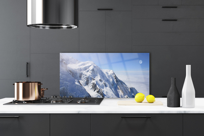 Painel vidro cozinha Paisagem de montanhas