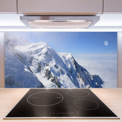 Painel vidro cozinha Paisagem de montanhas