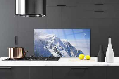 Painel vidro cozinha Paisagem de montanhas