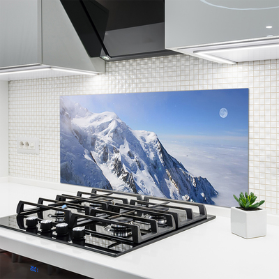 Painel vidro cozinha Paisagem de montanhas