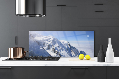 Painel vidro cozinha Paisagem de montanhas