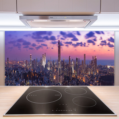 Painel cozinha Arranha-céus da cidade