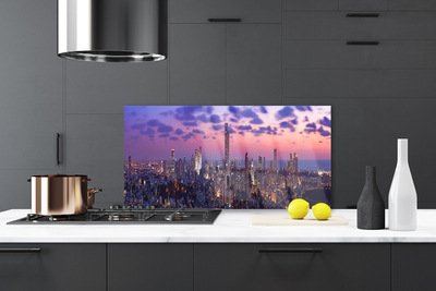 Painel cozinha Arranha-céus da cidade