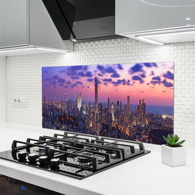 Painel cozinha Arranha-céus da cidade